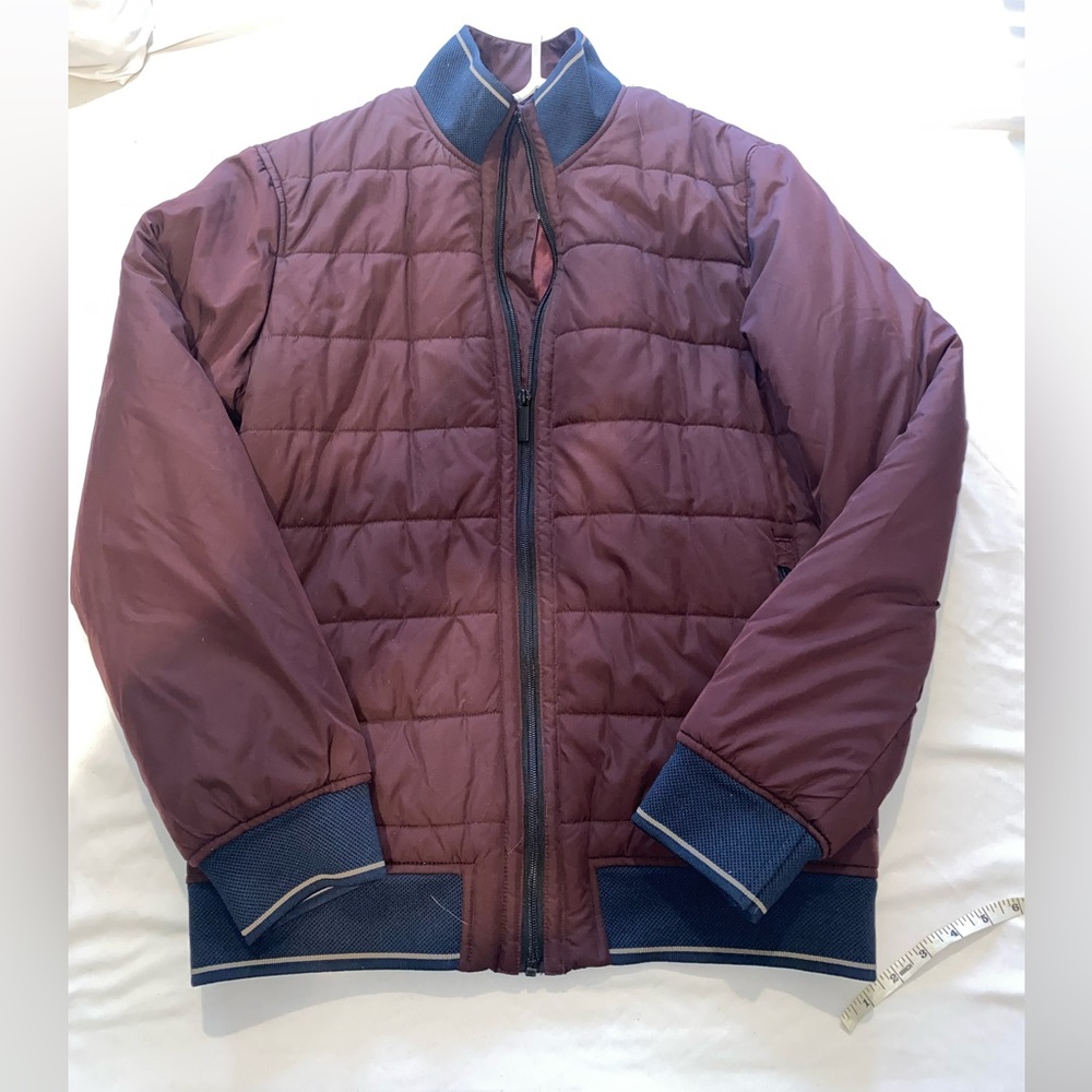Men’s Perry Ellis Maroon Jacket Size Small